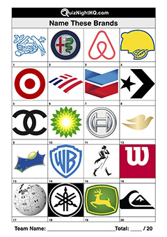 brand logos picture trivia round