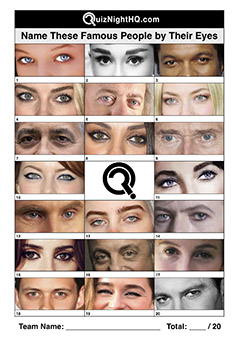 famous faces celebrity eyes trivia picture round