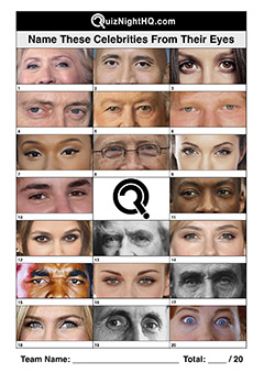 Guess The Names Of The Faces