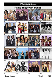 girl band music groups famous musicians picture trivia round