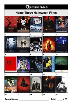halloween movie posters scary films