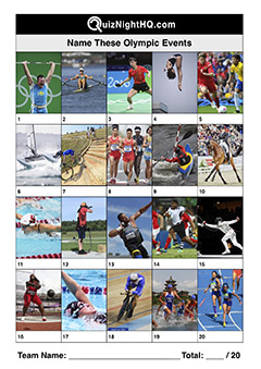 olympic games events trivia picture round
