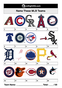 MLB Quiz of the Day throwback logos
