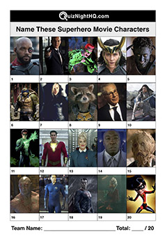 superhero movies characters trivia question round