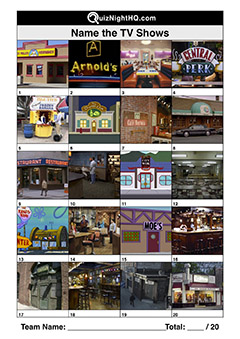 tv show locations trivia picture round