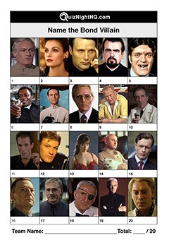 Movie Villains 001 James Bond Quiznighthq