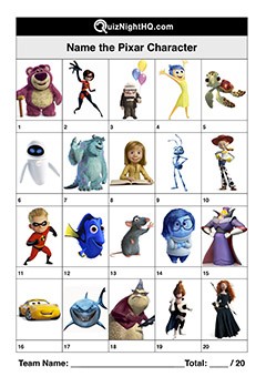 Disney Characters 004 - Pixar